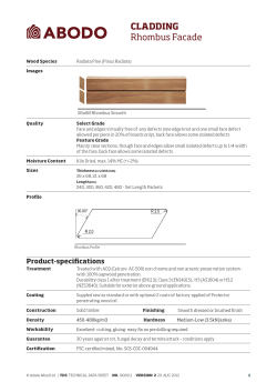 Rhombus Technical Data Sheet