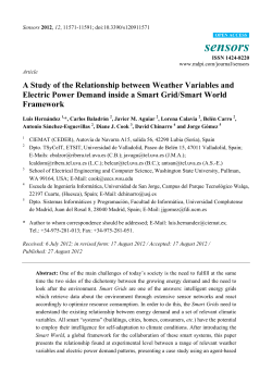 A Study of the Relationship between Weather