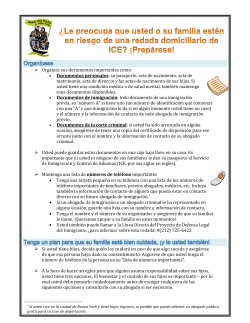Espa&ntilde;ol - Immigrant Defense Project