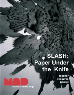 SLASH: Paper Under the Knife
