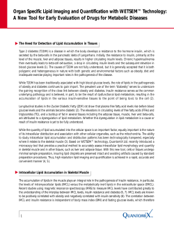 Lipid Imaging White Paper - QuantomiX WETSEM&reg; Technology