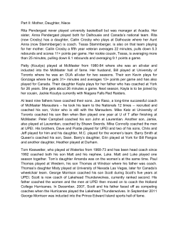 Part II - Canada Basketball