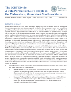 The LGBT Divide: A Data Portrait of LGBT People in the Midwestern