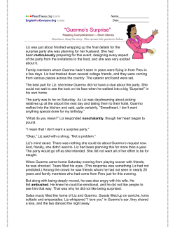 Guermo`s Surprise - English for Everyone