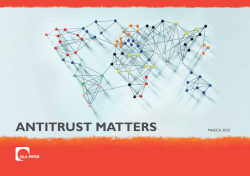 antitrust matters