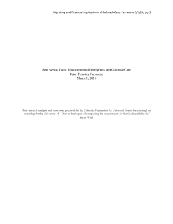 Fear Vs. Facts on Undocumented Immigrants