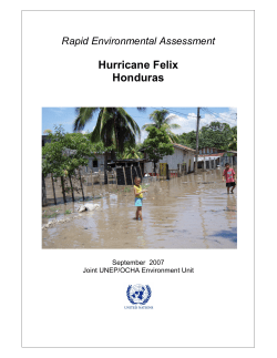 Hurricane Felix Honduras