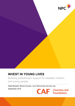 invest in young lives - Social Welfare Portal