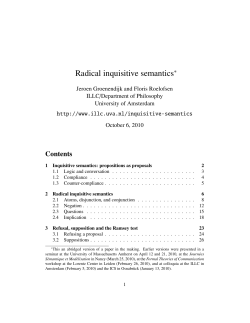 Radical inquisitive semantics