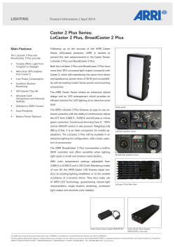 Caster 2 Plus Series: LoCaster 2 Plus, BroadCaster 2 Plus