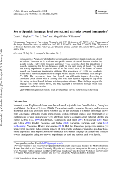 See no Spanish - Columbia Blogs