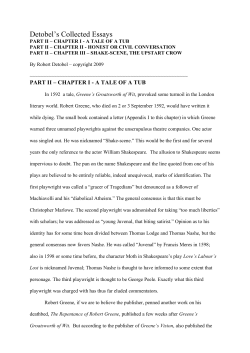 PART II - PDF File - 1 MB - Elizabethan Authors Home Page