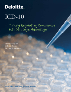 ICD-10 - Deloitte