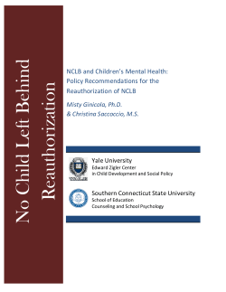 NCLB and Children`s Mental Health: