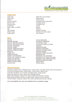our list of products as pdf