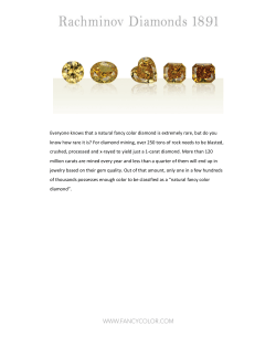Everyone knows that a natural fancy color diamond is extremely rare