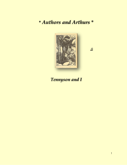Authors and Arthurs