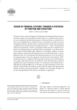 design of financial systems - people.hbs.edu