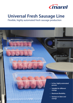 Universal Fresh Sausage Line