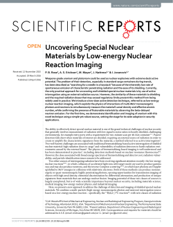 AR5151 - Uncovering Special Nuclear Materials by Low