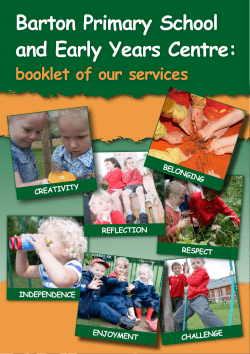 Barton primary School and early Years centre: