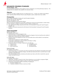 advanced cruising standard