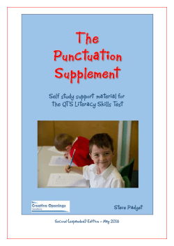 G The Punctuation Supplement