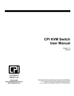 37202 KVM Switch User Manual