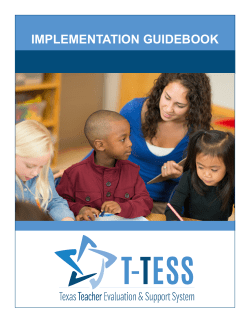 Implementation Guidebook - T-TESS