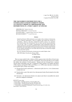 The equilibrium distribution for a generalized Sankoff