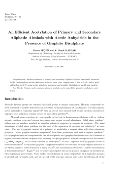 An Efficient Acetylation of Primary and Secondary