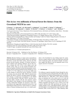 Fire in ice: two millennia of boreal forest fire history from the