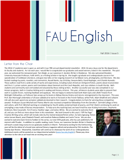 FAU English - Florida Atlantic University