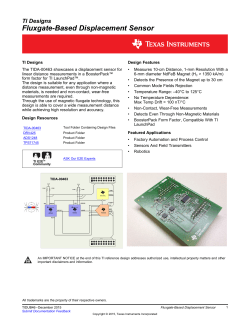 Fluxgate-Based Displacement Sensor