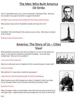 Cities Notes (The Gilded Age) with Answers