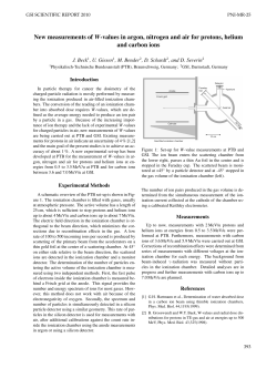 New measurements of W-values in argon, nitrogen and