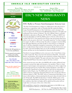 eiic`s new immigrants news - Emerald Isle Immigration Center