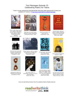 Text Messages Episode 25 Celebrating Poetry for
