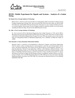 BYOE: Mobile Experiment for Signals and Systems