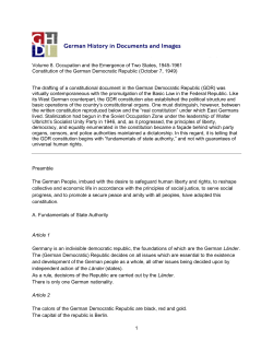 print version - German History in Documents and Images