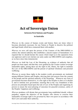 Act of Sovereign Union