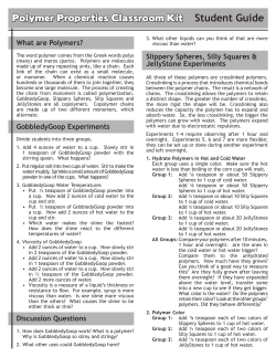 Ploymer Properties Kit