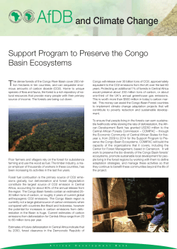 Support Program to Preserve the Congo Basin Ecosystems