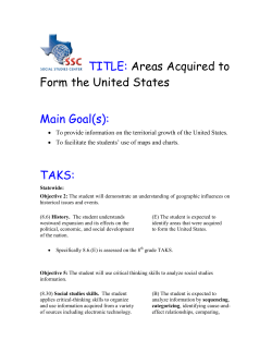 TITLE: Areas Acquired to Form the United States