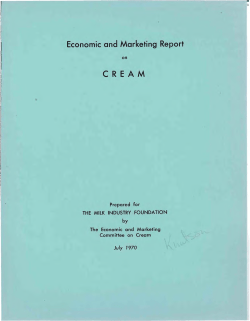 eRE AM - Program on Dairy Markets and Policy