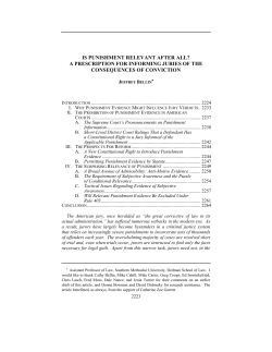 is punishment relevant after all? a prescription