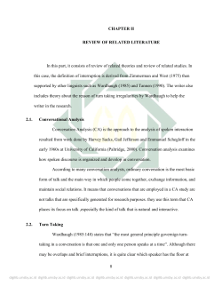 8 CHAPTER II REVIEW OF RELATED LITERATURE In this