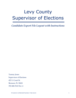 Candidate Export File Layout with Instructions