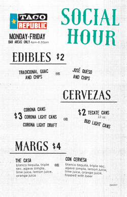 Social Hour - Taco Republic
