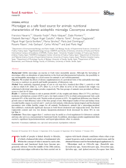 Microalgae as a safe food source for animals: nutritional